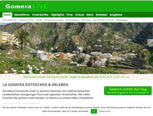 Tablet Screenshot of gomeralive.de